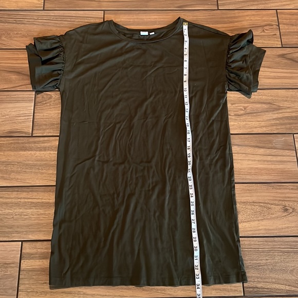 🌺 GAP Womens ruffle sleeve t shirt dress - Picture 6 of 8